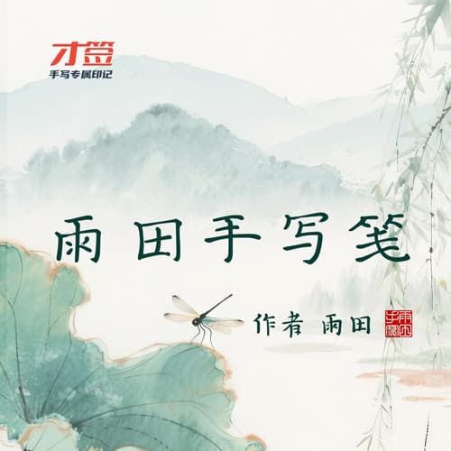 雨田手写笺 3