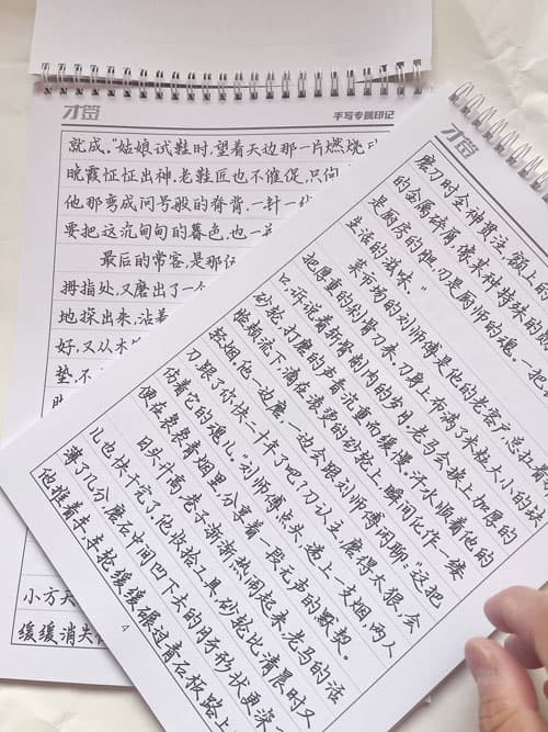 简心柔楷体行楷硬笔手写行楷书法练字硬笔书法字帖 8