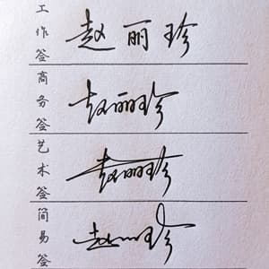 工作商务艺术简易四种风格套餐